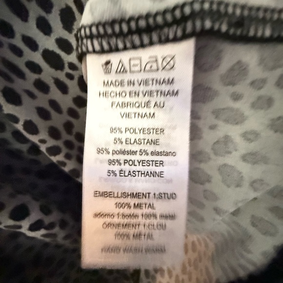 MICHAEL Michael Kors Black and Gray Spotted Blouse - Picture 2 of 2